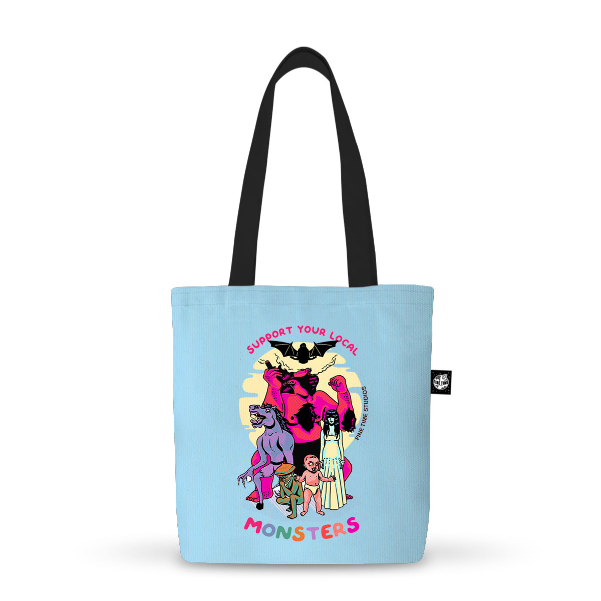 Support Your Local Monsters Tote Bag