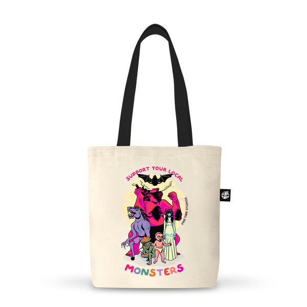 Support Your Local Monsters Tote Bag