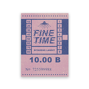 Fine Time Bus Ticket
