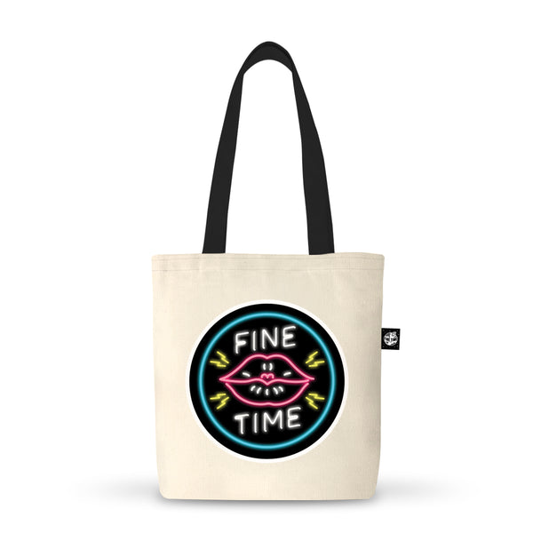 Fine Time Kiss Tote Bag