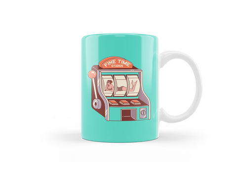 Fine Time Slot Machine Mug