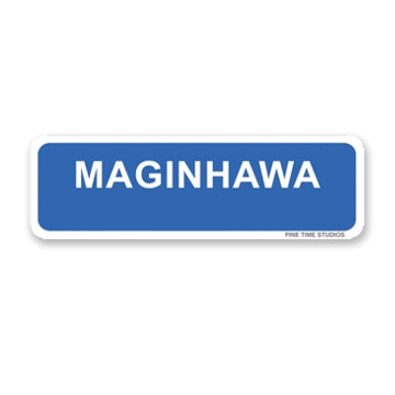Maginhawa Street Sign