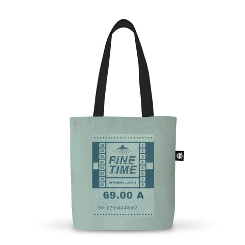 Bus Ticket Tote Bag