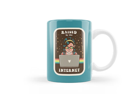 Raised By The Internet Mug